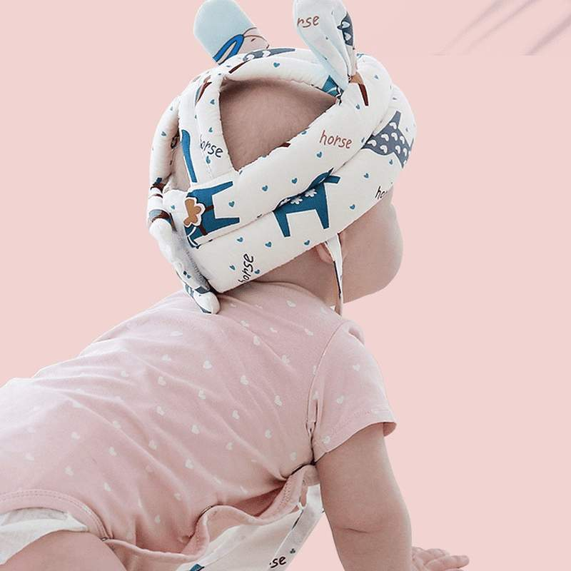 Capacete pra Bebê Acolchoado | 6 Meses - 5 Anos-capacete almofadado bebê,protetor,protetor contra batidas,protetor de cabeça para bebês,proteção para bebê