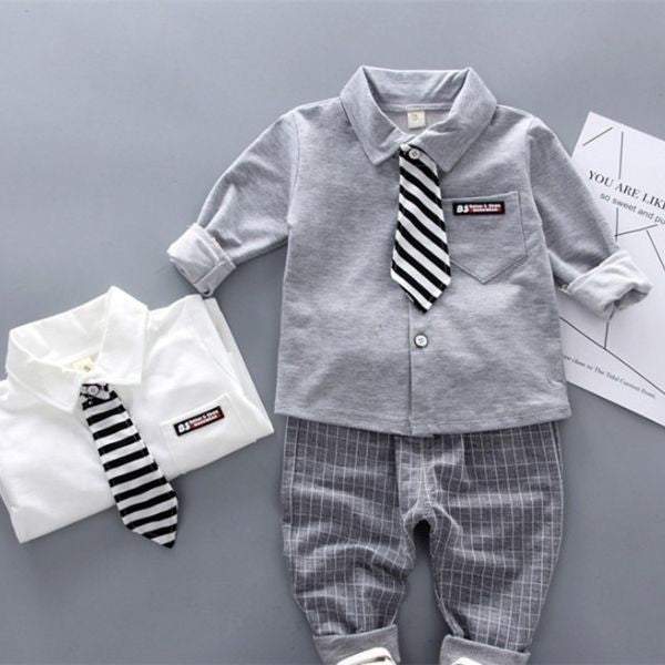 Conjunto Esporte Fino Bebê Menino | 6 Meses - 3 Anos-bebe menino,conjunto de bebê menino,conjunto de bebê menino com calça,conjunto de bebê menino de manga,roupa menino,roupa menino bebê