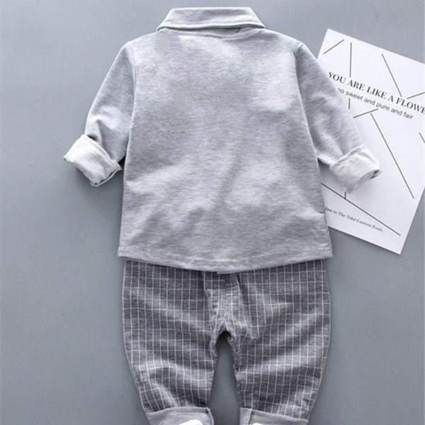 Conjunto Esporte Fino Bebê Menino | 6 Meses - 3 Anos-bebe menino,conjunto de bebê menino,conjunto de bebê menino com calça,conjunto de bebê menino de manga,roupa menino,roupa menino bebê