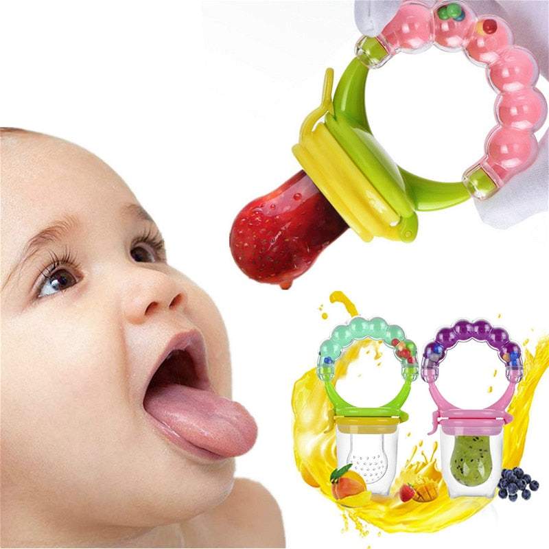 Alimentador c/ Bico de Silicone com Furos p/ Frutas e Papinhas p/Bebê-alimentador,bico para frutas,mamadeira de frutas