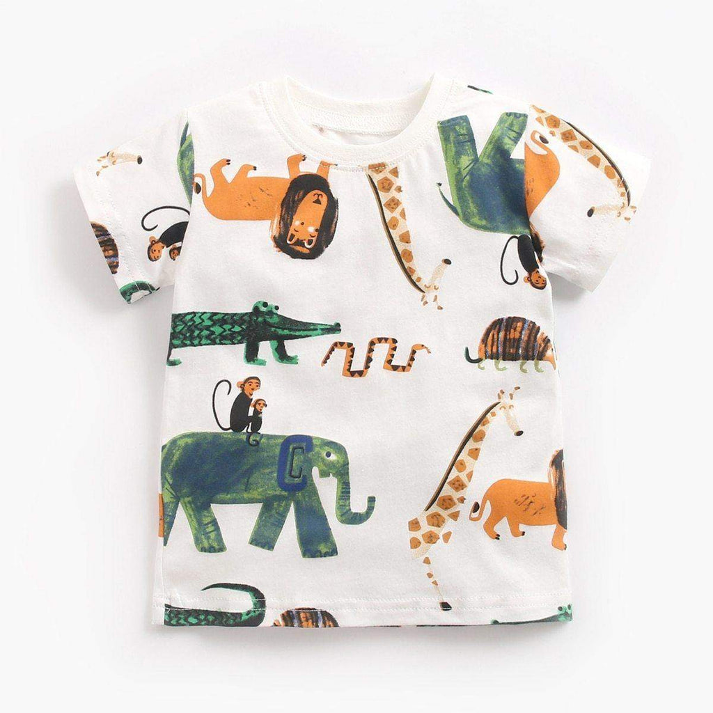 Conjunto Camiseta + Short Bebê Menino Cartoon-Attena Baby Shop-conjunto menino,lançamentos,menino