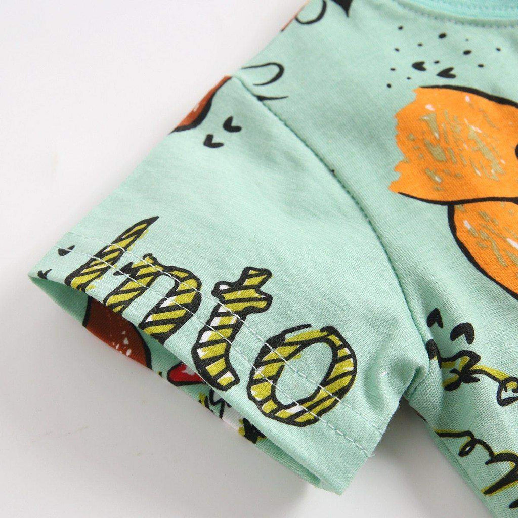 Conjunto Camiseta + Short Bebê Menino Cartoon-Attena Baby Shop-conjunto menino,lançamentos,menino