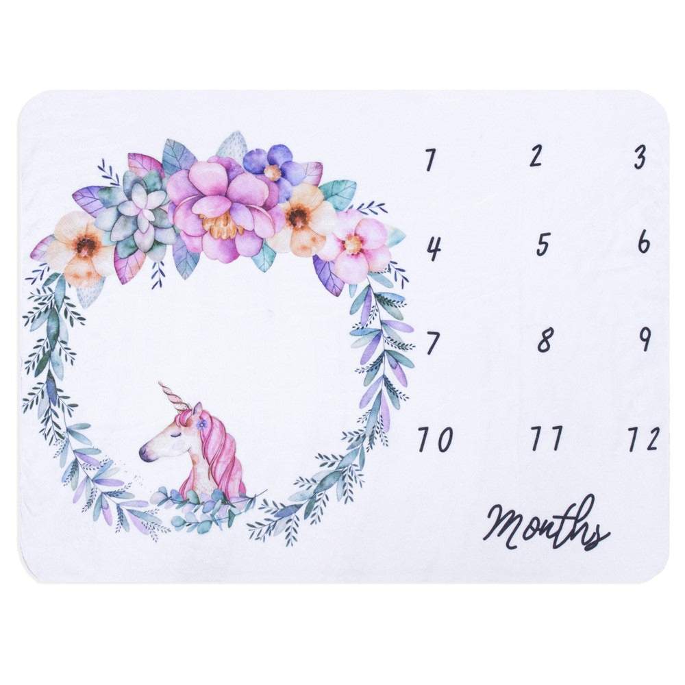 Manta de Pelúcia para Bebê Calendário-cobertor,manta,pelúcia