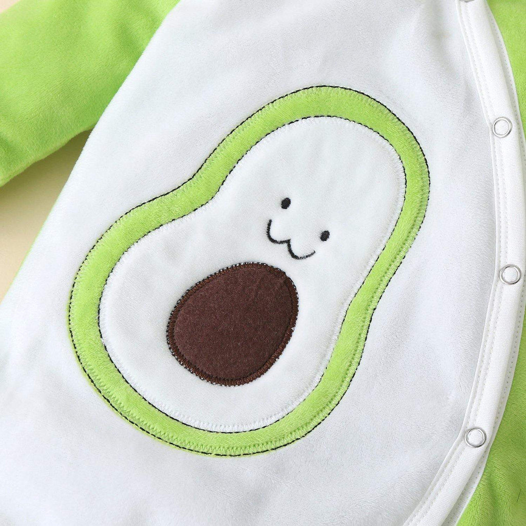 Macacão Bebê Avocado Plush Capuz | 0-18 Meses-Nacional-