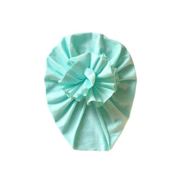 Turbante com Flor Bebê Menina Ensaio| 1- 18 Meses-adereço,chapéu,laço,menina,roupa menina,toca,turbante