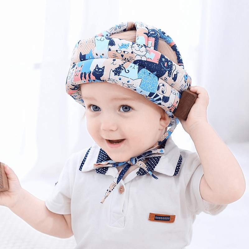 Capacete pra Bebê Acolchoado | 6 Meses - 5 Anos-capacete almofadado bebê,protetor,protetor contra batidas,protetor de cabeça para bebês,proteção para bebê