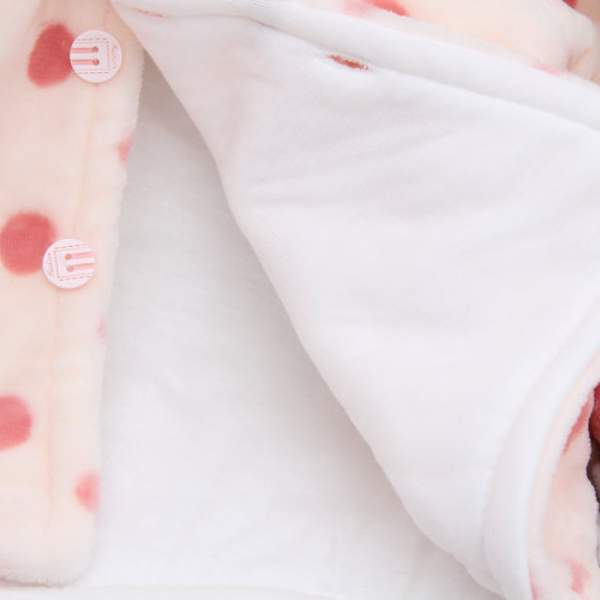 Conjunto de Pelúcia Raposinha Super Cute Bebê Menina | 3-18 Meses-bebê menina,bebê menina 0-3 meses,bebê menina 12-18 meses,bebê menina 18-24 meses,bebê menina 3-6 meses,bebê menina 6-9 meses,bebê menina 9-12 meses,casaco bebê menina,Casaco Inverno Pelúcia bebê,conjunto bebê menina,jardineira bebê menina,roupa bebe