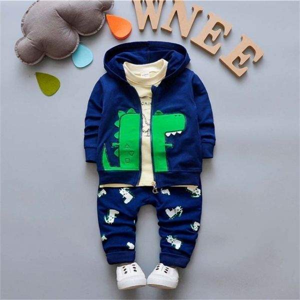 Conjunto Moletom Dinossauros Bebê Menino 3 pcs-bebê menino,bebê menino 12-18 meses,bebê menino 18-24 meses,bebê menino 3 anos,bebê menino 4 anos,bebê menino 9-12 meses,conjunto bebê menino,conjunto de bebê menino,conjunto de bebê menino com calça,conjunto de bebê menino de manga