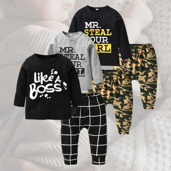 Conjuntos Divertidos Bebê Menino Calça+ Blusa Algodão | 3-24 Meses-bebê menino,bebê menino 0-3 meses,bebê menino 12-18 meses,bebê menino 18-24 meses,bebê menino 3-6 meses,bebê menino 6-9 meses,bebê menino 9-12 meses,conjunto bebê,conjunto bebê menino,conjunto de bebê menino,conjunto de bebê menino com calça,conjunto de bebê menino de manga,PIJAMA DE Bebê de algodão,roupa menino bebê,Roupinha para bebê