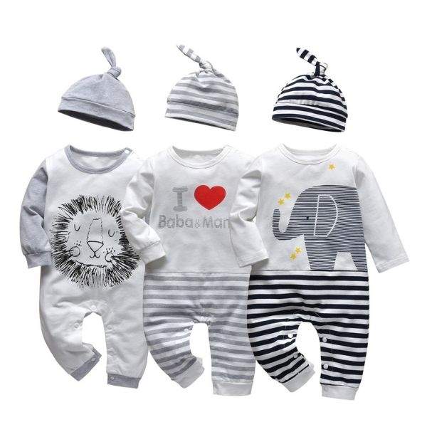 Conjuntos Divertidos Macacão Bichinhos + Gorro Bebê Menino | 0-18 Meses-bebê menino,bebê menino 0-3 meses,bebê menino 12-18 meses,bebê menino 3-6 meses,bebê menino 6-9 meses,bebê menino 9-12 meses,macacão bebê,macacão bebê algodão,macacão bebê estampado,macacão bebê inverno,macacão bebê manga longa,macacão bebê menino,macacão bebê quentinho