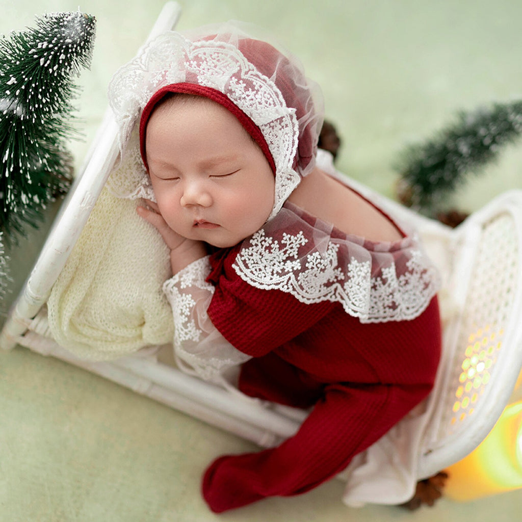 conjuntos ensaio de natal para recem nascido newborn macacão gorro touca chapéu bebê menino menina papai mamãe noel fotos vermelho