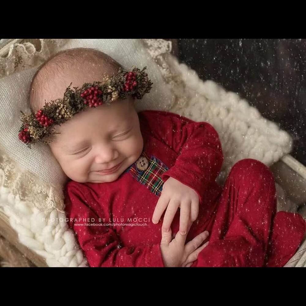 conjuntos ensaio de natal para recem nascido newborn macacão gorro touca chapéu bebê menino menina papai mamãe noel fotos vermelho