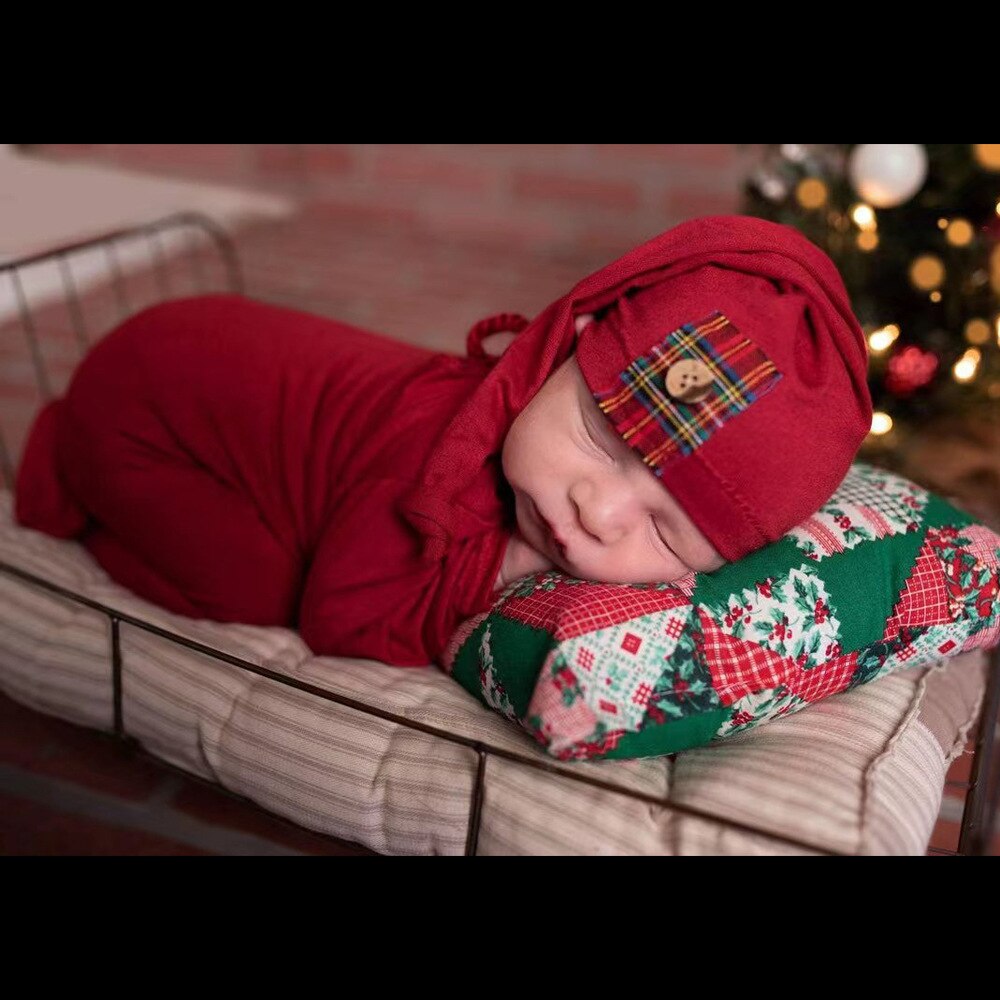 conjuntos ensaio de natal para recem nascido newborn macacão gorro touca chapéu bebê menino menina papai mamãe noel fotos vermelho