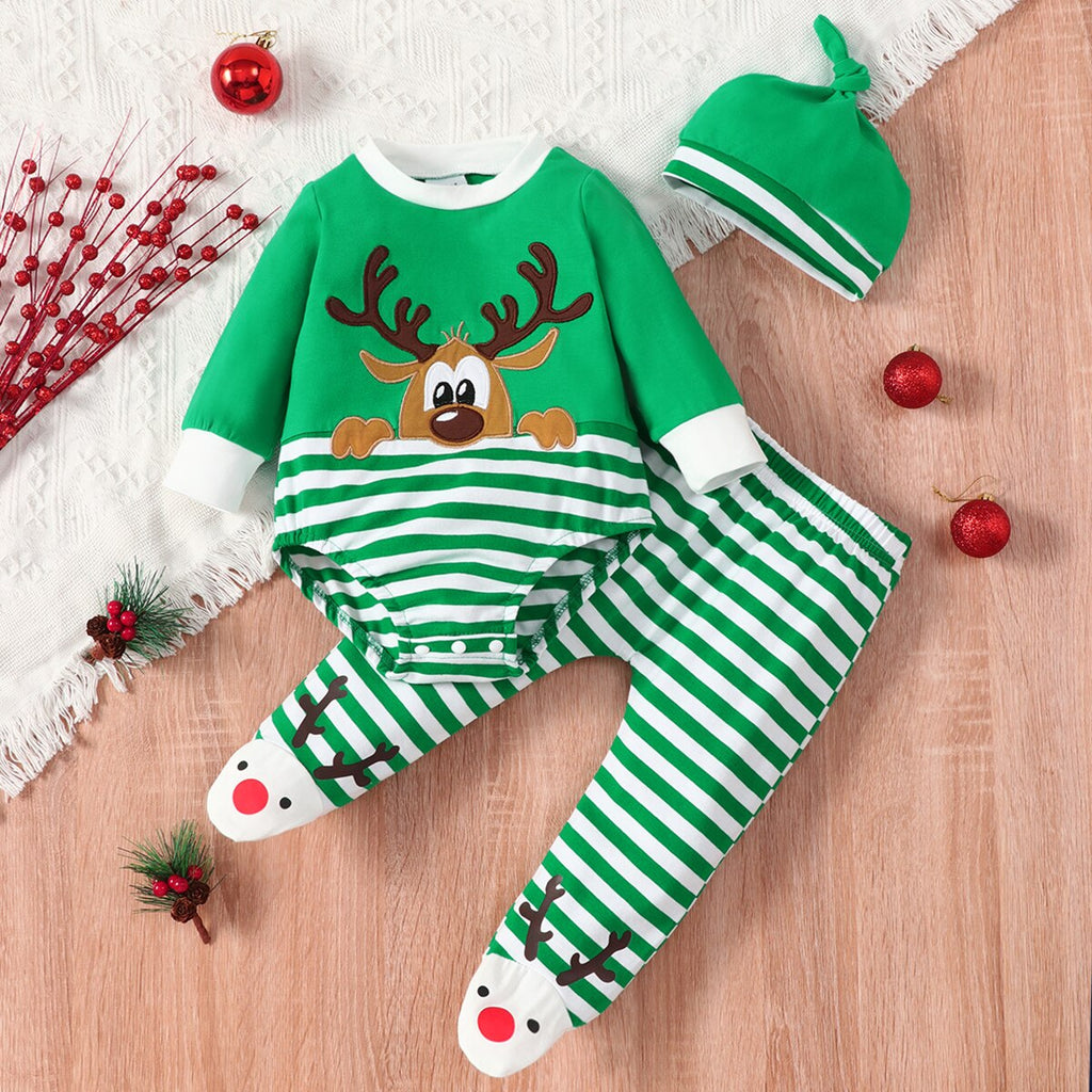 conjuntos meu primeiro natal bebê menino com gorro réveillon 2023 vermelho branco verde preto marrom macacão body touca chapéu blusa manga longa calça bebê menino ano novo reveillon fotos