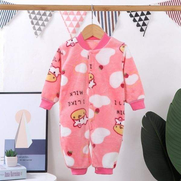 Macacão de Plush Bebê Menina Menino Inverno | 0-12 Meses-bebê menina 0-3 meses,bebê menina 12-18 meses,bebê menina 3-6 meses,bebê menina 6-9 meses,bebê menina 9-12 meses,bebê menino 0-3 meses,bebê menino 12-18 meses,bebê menino 3-6 meses,bebê menino 6-9 meses,bebê menino 9-12 meses,macacão bebe menina,macacão bebê,macacão bebê estampado,macacão bebê inverno,macacão bebê manga longa,macacão bebê menino,macacão bebê quentinho