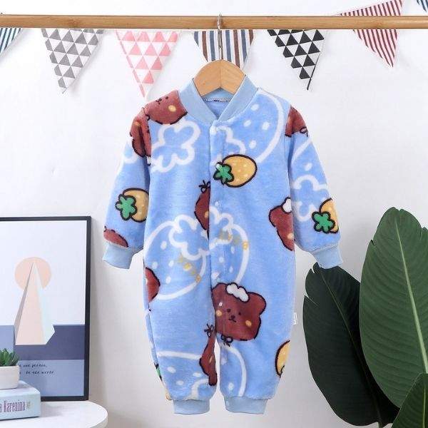 Macacão de Plush Bebê Menina Menino Inverno | 0-12 Meses-bebê menina 0-3 meses,bebê menina 12-18 meses,bebê menina 3-6 meses,bebê menina 6-9 meses,bebê menina 9-12 meses,bebê menino 0-3 meses,bebê menino 12-18 meses,bebê menino 3-6 meses,bebê menino 6-9 meses,bebê menino 9-12 meses,macacão bebe menina,macacão bebê,macacão bebê estampado,macacão bebê inverno,macacão bebê manga longa,macacão bebê menino,macacão bebê quentinho