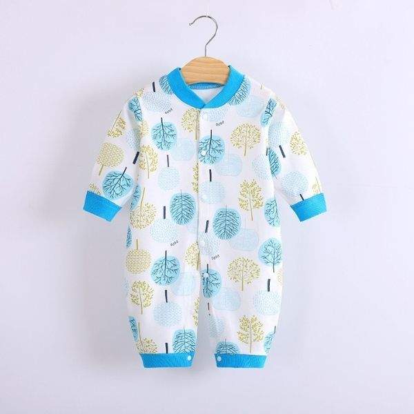 Macacão Estampado Manga Longa de Algodão Bebê Menino Menina | 0-12 Meses-macacão bebê,macacão bebê algodão,macacão bebê estampado,macacão bebê inverno,macacão bebê manga longa,macacão bebê menina,macacão bebê menino