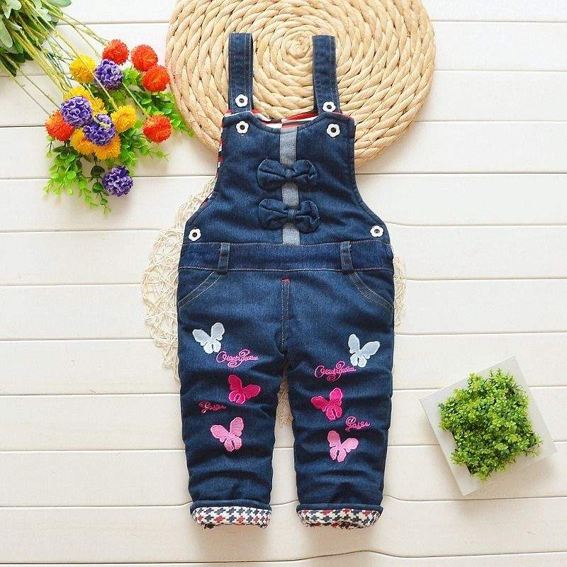 Macacão Jardineira Jeans c/ Detalhes Bebê Menina | 1-4 Anos-bebê menina,bebê menina 0-4 anos,jardineira bebê,jardineira bebê menina,jardineira jeans bebê menina,jeans bebê menina,macacão bebe menina,macacão bebê,Macacão Jeans Bebê menina