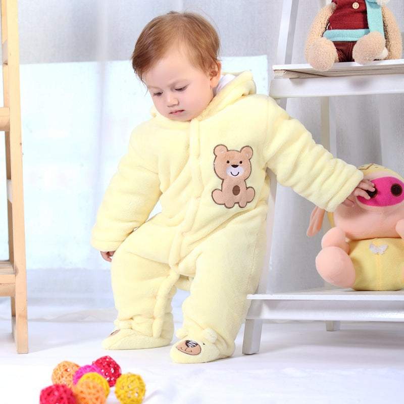 Macacão Inverno Pelúcia Forro Quente Capuz | 1-12 Meses-capuz,forrado,inverno,macacão bebe,macacão com pé,macacão infantil,Macacão Inverno Pelúcia Forro Quente Capuz,macacão menina,macacão menino,menina,pelúcia,quente,roupa bebe,roupa menina,roupa menino,roupa menino bebê