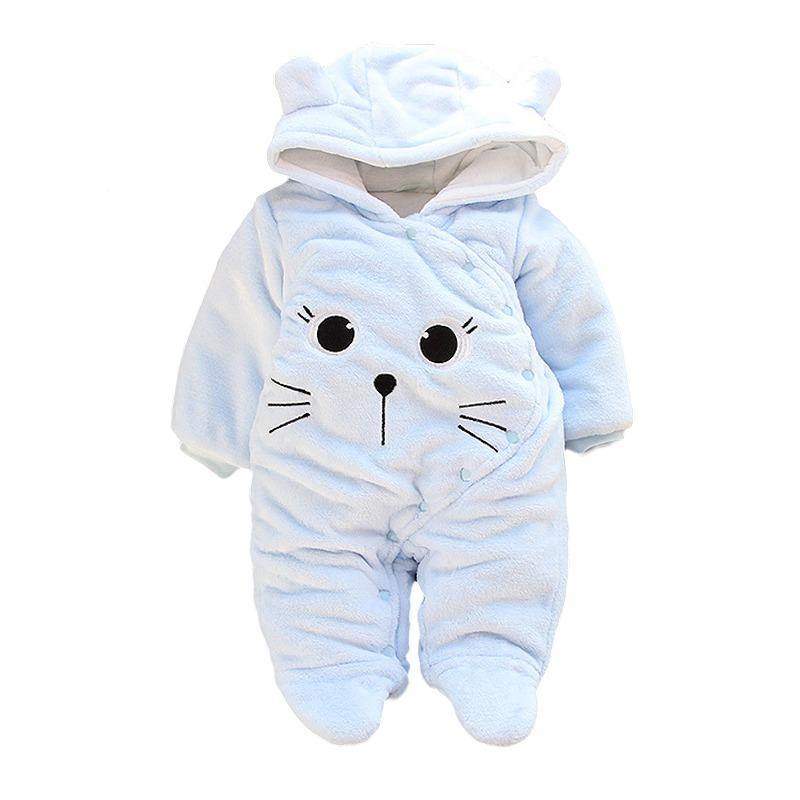 Macacão Inverno Pelúcia Forro Quente Capuz | 1-12 Meses-Internacional-capuz,forrado,inverno,macacão bebe,macacão com pé,macacão infantil,macacão menina,macacão menino,menina,pelúcia,quente,roupa bebe,roupa menina,roupa menino,roupa menino bebê