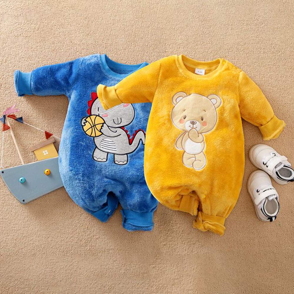 Macacão Pelúcia Inverno Super Cute Bebê Menina Menino-Macacão Bebê Pelúcia Inverno,Macacão de Bebê recém-nascido,macacão de inverno para bebê,MACACÃO de pelúcia rosa,Macacão Pelúcia bebê amarelo,Macacão Pelúcia Inverno