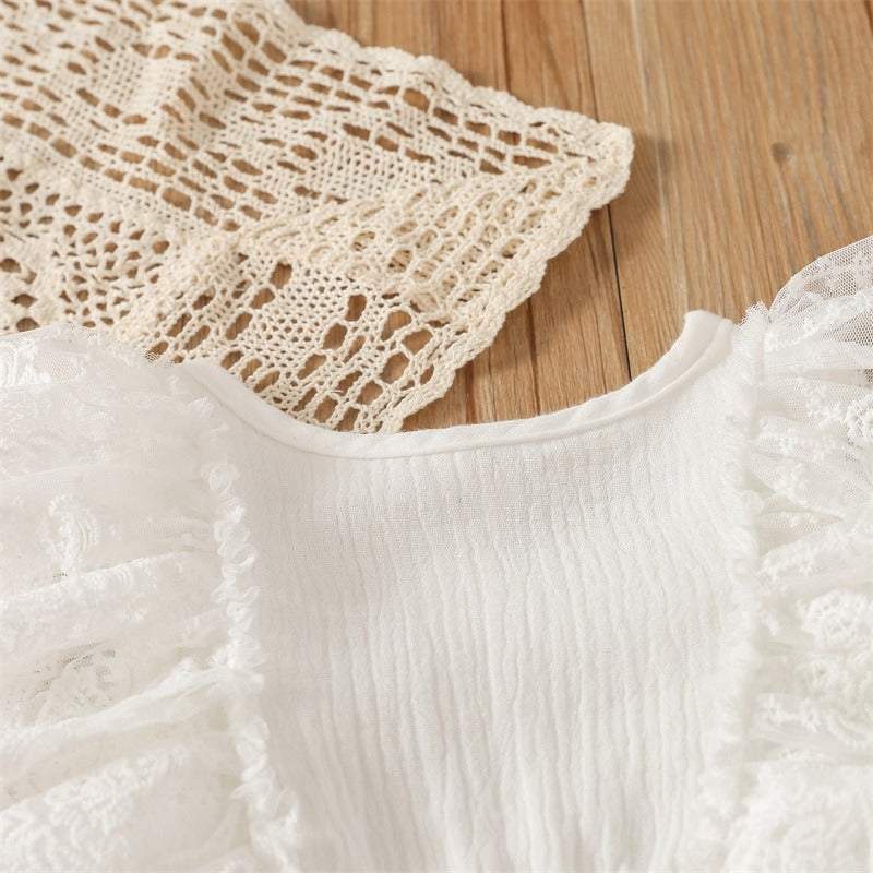 Vestido-Macaquinho Branco c/Renda Batizado Bebê Menina | 1-24 Meses-macaquinho bebê,macaquinho branco,macaquinho com renda,macaquinho menina,macaquinho verão