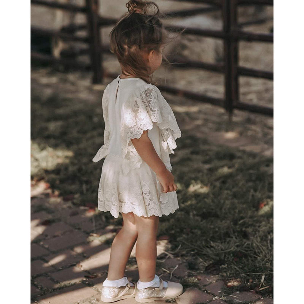 Vestido-Macaquinho Branco c/Renda Batizado Bebê Menina | 1-24 Meses-macaquinho bebê,macaquinho branco,macaquinho com renda,macaquinho menina,macaquinho verão
