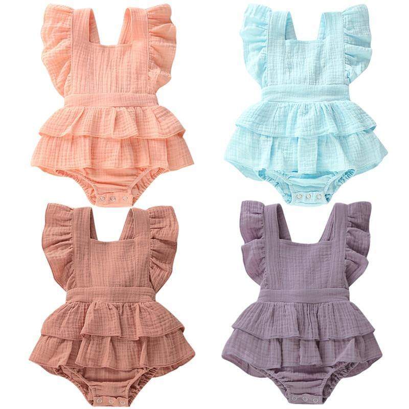 Macaquinho Body Bebê Menina Algodão Texturizado | 1-18 Meses-Attena Baby Shop-macaquinho,menina