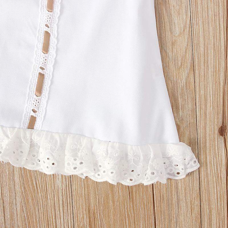 Vestido Batizado Bebê Menina Branco Verão c/ Laço | 1-12 Meses-Attena Baby Shop-vestido,vestido bebe,vestido branco,vestido de verão,vestido verão
