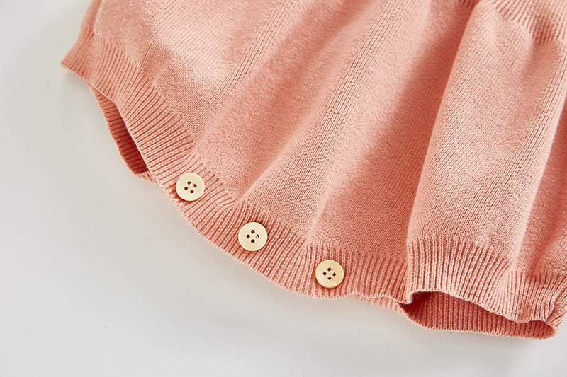 Suéter Body Tricot Bebê Menina-Body bebê tricotado,body tricot recém nascido,bory tricot para bebês menina,macaquinho bebê menina,romper para bebês menina,Roupinha para bebê