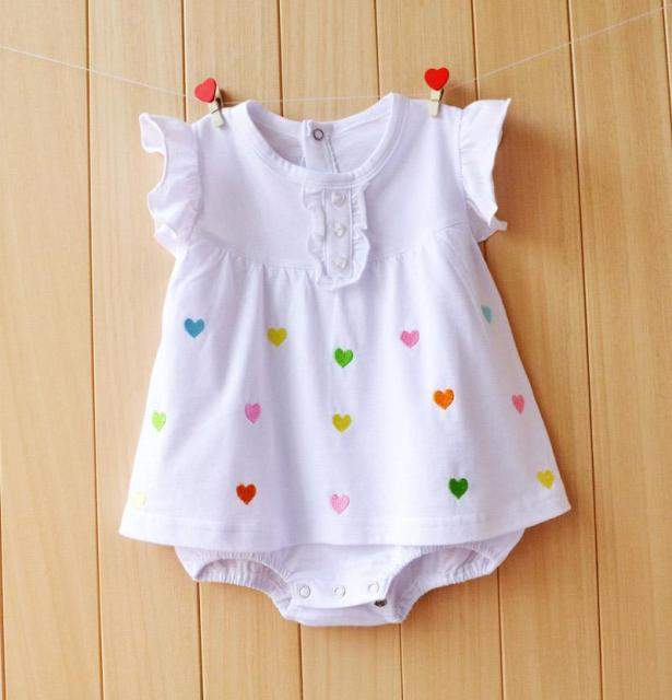 Macaquinhos-Vestidos Estampados Regata Bebê Menina | 6-18 Meses-amarelo,azul,bebê menina,borboleta,coração,florzinha,macaquinho menina,menina,moranguinhos,rosa,vermelho