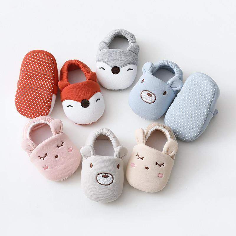 Sapatinho de Algodão Bichinhos Fofos | 0-18 Meses-Attena Baby Shop-acessórios,Acessórios De Bebê,sapato