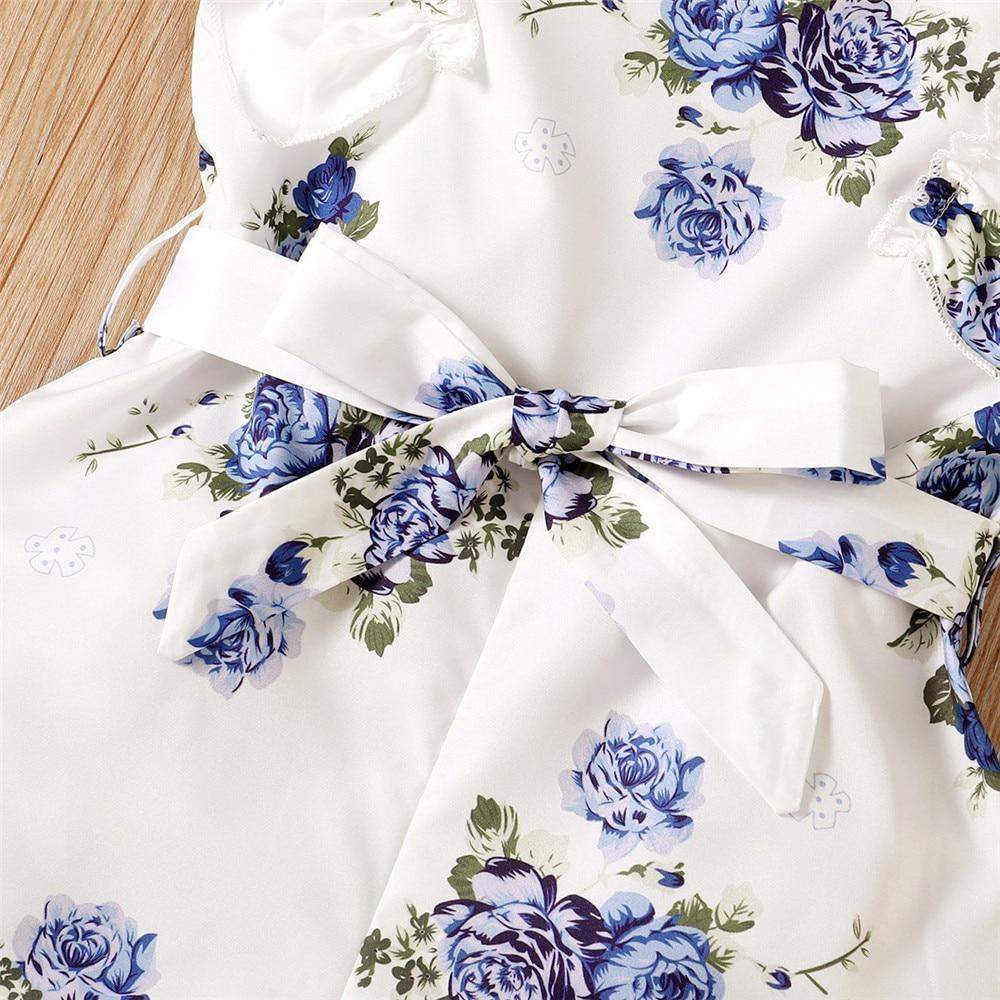 Macaquinho Social Branco Floral Bebê Menina | 18 Meses - 6 Anos-Attena Baby Shop-macaquinho branco,macaquinho de menina,macaquinho de verão,macaquinho floral,macaquinho menina,roupa menina
