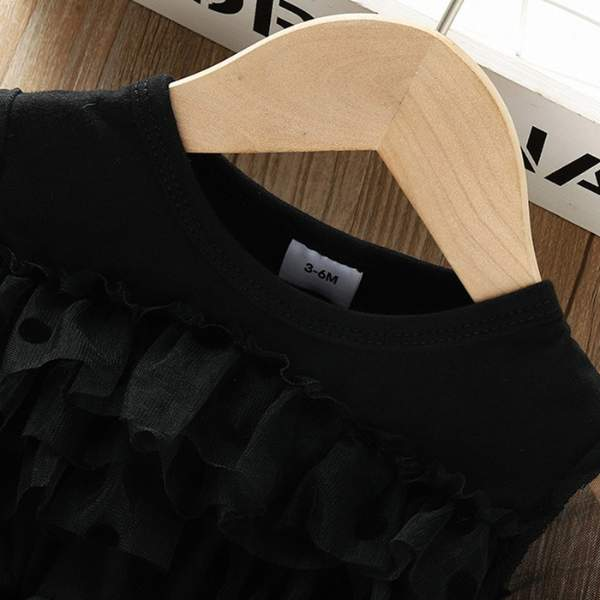 Vestido de Festa Manga de Tule Poá Bebê Menina | 0-3 Anos-bebe menina,bebê menina 0-3 meses,bebê menina 1 Ano,bebê menina 12-18 meses,bebê menina 18-24 meses,bebê menina 2 Anos,bebê menina 3 Anos,bebê menina 3-6 meses,bebê menina 6-9 meses,bebê menina 9-12 meses,roupa menina,roupa menina bebê,vestido 1 ano,vestido bebe,vestido bebê menina preto de manga,vestido de bebê,vestido de festa,vestido de festa bebê,vestido de manga,vestido menina