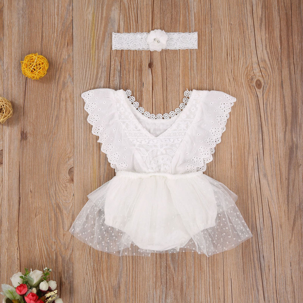 Vestido de Renda Branco Saia Transparente Tule + Laço Bebê Menina 0 3 6 9 12 18 24 meses babado botão abotoadura transparente fofo chique festa passeio evento batizado casamento aniversário ano novo natal bordado laço lacinho verão fresco fresquinho leve roupa criança infantil